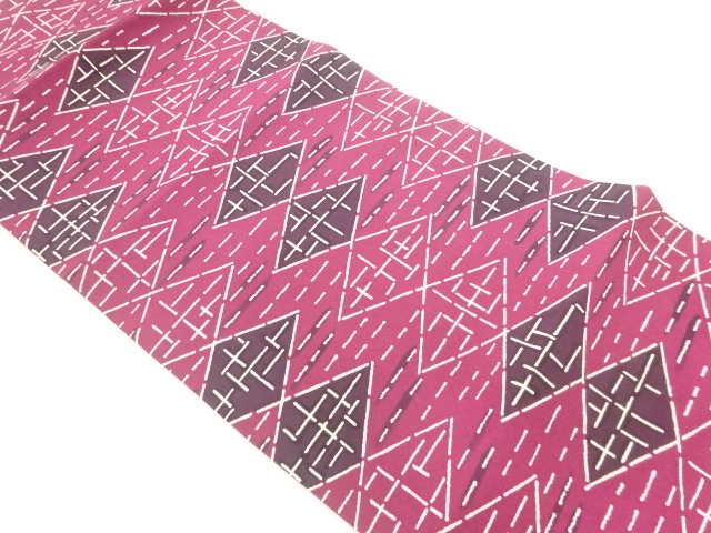 JAPANESE KIMONO / NAGOYA OBI / RHOMBUS